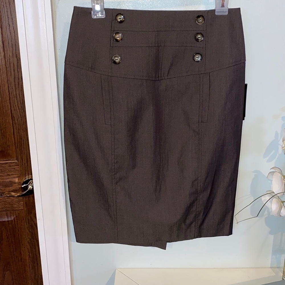 B Wear Byer California brown pencil skirt